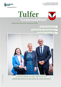 Tulfer Gemeindeblatt Mai 2024 herunterladen