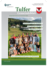 Gemeindeblatt Juli/August 2022 herunterladen