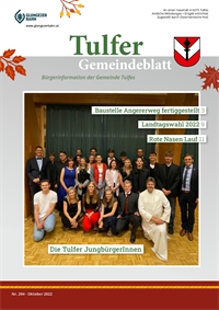 Tulfer Gemeindeblatt Oktober 2022 herunterladen