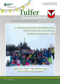 Tulfer Gemeindeblatt Feber 2023 herunterladen
