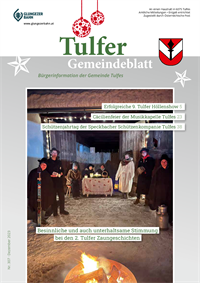 Tulfer Gemeindeblatt Dezember 2023 herunterladen