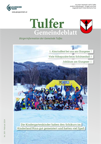 Tulfer Gemeindeblatt Feber 2024 herunterladen